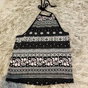 American Eagle pattern halter top